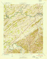1930s Maps of Watauga Flats, TN | Pastmaps